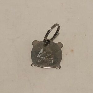 Laramie Tires Silver Tone Small Keychain